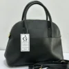 gilda-ferretti-dome-satchel-black-pebbled-leather-italy-nigeria Gilda Ferretti dome satchel black pebbled leather Italian-made Nigeria