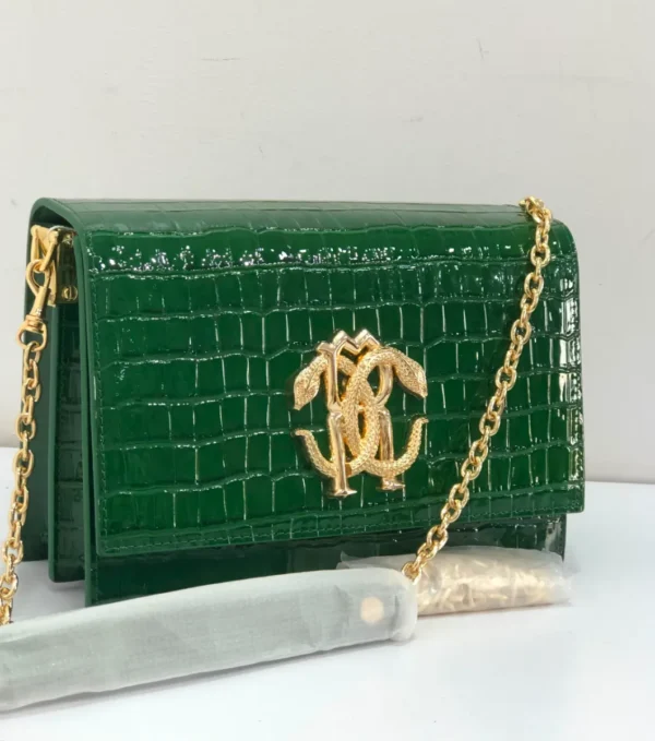 Roberto Cavalli Patent Green Leather Shoulder Bag Nigeria Roberto Cavalli Patent Green Leather Shoulder Bag Nigeria