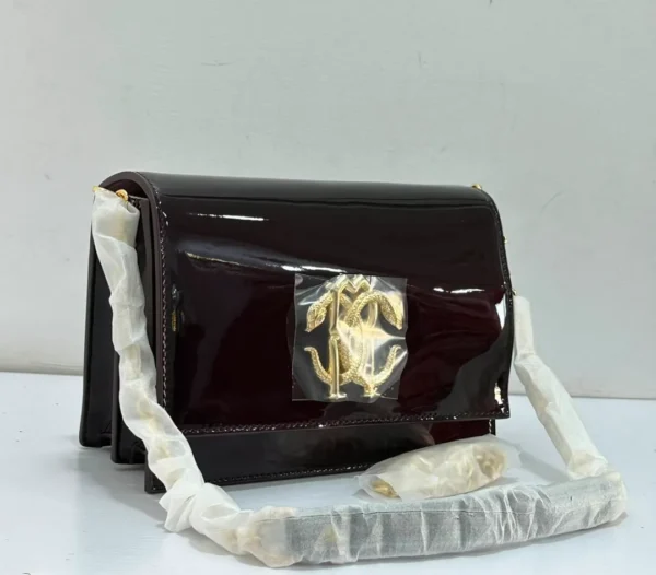 Roberto Cavalli Patent Leather Shoulder Bag Roberto Cavalli Patent Leather Shoulder Bag