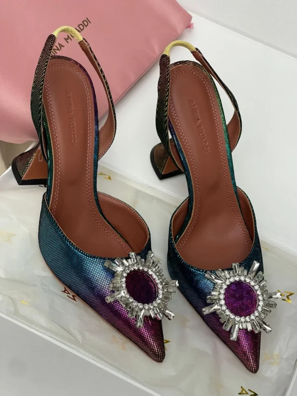 amina-muaddi-begum-slingback-iridescent-multicolor-sunburst-crystal-brooch-block-heel-nigeria amina-muaddi-begum-slingback