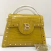 balmain-bbuzz-top-handle-bag-yellow-croc-embossed Balmain BBuzz