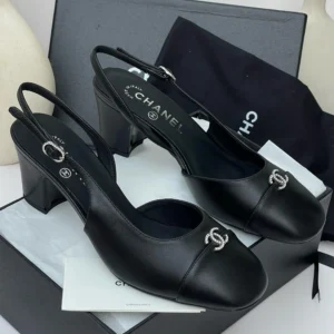 Chanel Cap-Toe Slingback