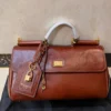 dolce-gabbana-dg-amore-top-handle-brown-croc-pearl-logo-nigeria Dolce and Gabbana DG Amore top handle brown croc-embossed with pearl DG logo Nigeria