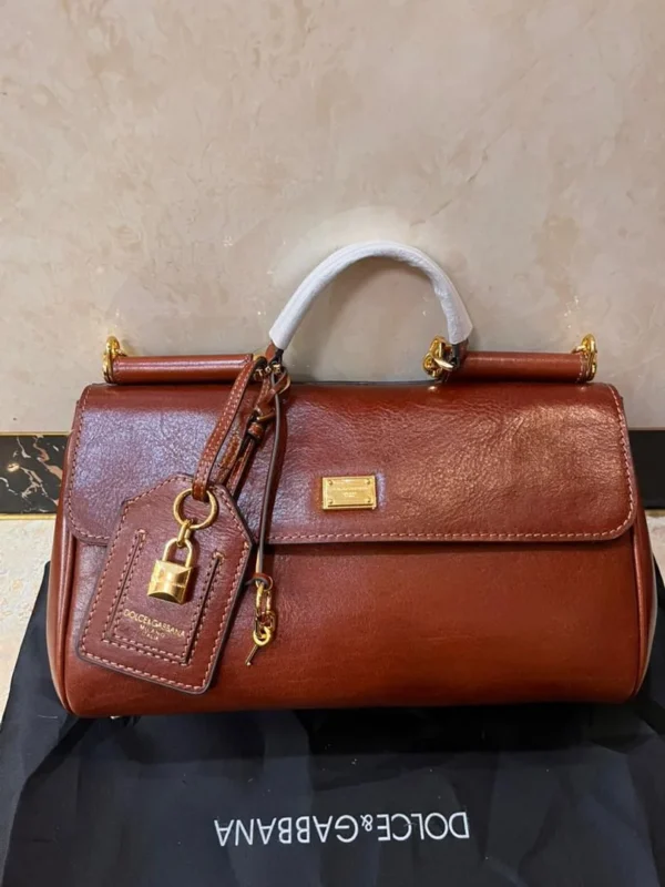 dolce-gabbana-dg-amore-top-handle-brown-croc-pearl-logo-nigeria Dolce and Gabbana DG Amore top handle brown croc-embossed with pearl DG logo Nigeria