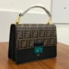 fendi-baguette-ff-monogram-top-handle-bag-brown-black-g Fendi Kan I