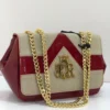 roberto-cavalli-colourblock-chain-bag-red-ash-crown-r Cerruti Italian Crown Logo Patent