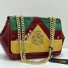 roberto-cavalli-colourblock-chain-bag-red-yellow Cerruti Italian Crown Logo Patent