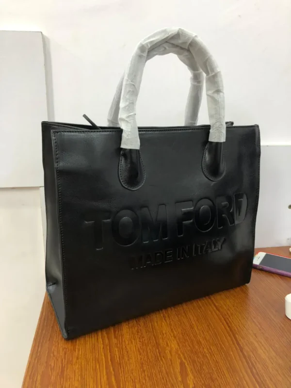 Tom Ford Logo-Debossed Leather