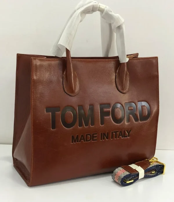 Tom Ford Logo-Debossed Leather