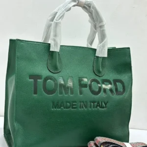 Tom Ford Logo-Debossed Leather