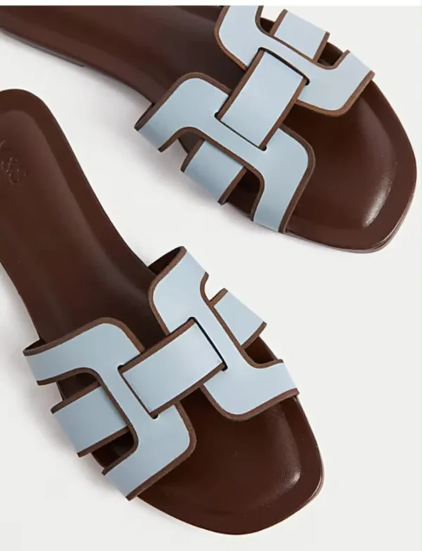 Hermes sky-blue-leather-h-cutout-flat-slide-sandal Hermes-sky-blue-leather-h-cutout-flat-slide-sandal
