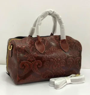 Gucci-3d-box-brown-tooled-leather-duffel-bag-lagos-nigeria