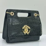 Roberto-Cavalli-Italian-Black-Shoulder-Bag