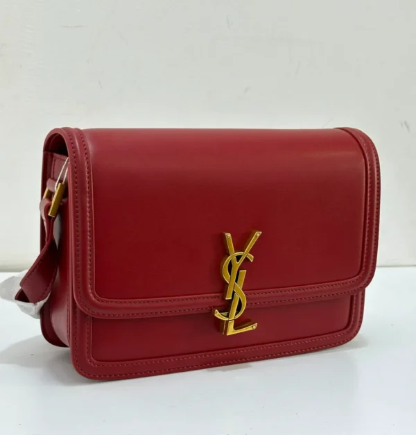 Saint-Laurent-solferino-bright-red-leather-shoulder-bag-lagos-nigeria