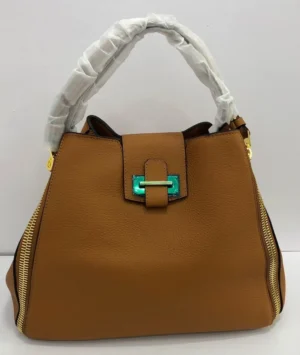 Tom Ford Pebbled Leather Side-Zip Shoulder Bag Tom-Ford-Pebbled-Leather-Side-Zip-Shoulder-Bag