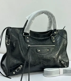 balenciaga-classic-city-black-vintage-leather-bag-lagos-nigeria