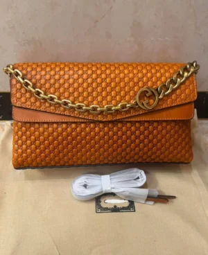 gucci-gg-embossed-leather-chain-bag-bright-orange-lagos-nigeri