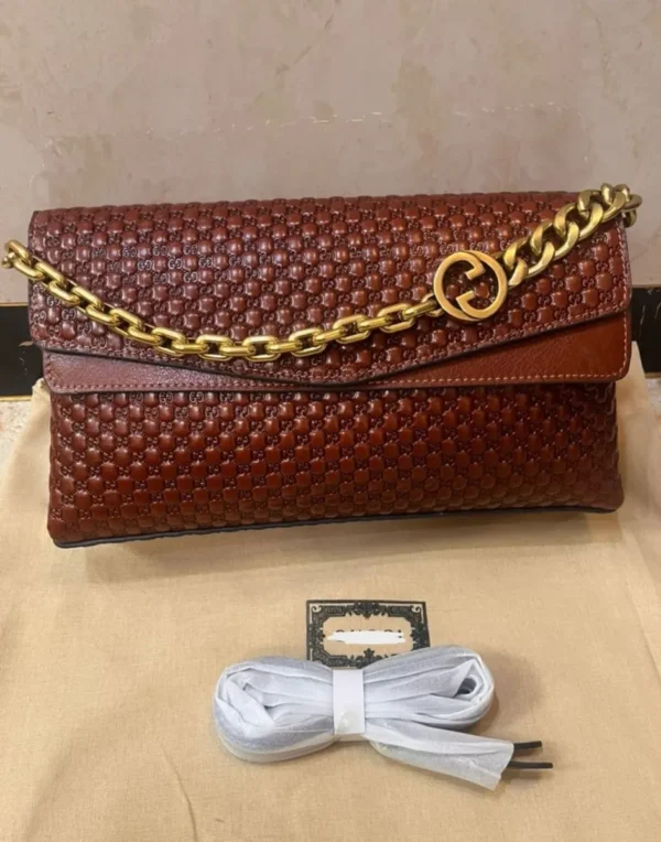 gucci-gg-embossed-leather-chain-bag-chestnut-brown-lagos-nigeria